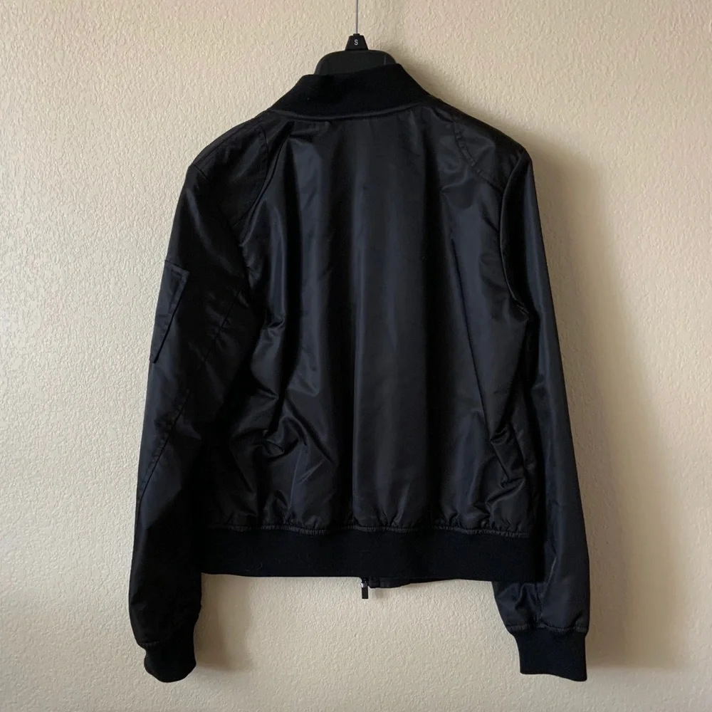Karl Lagerfeld Black Bomber Jacket - Picture 5 of 9